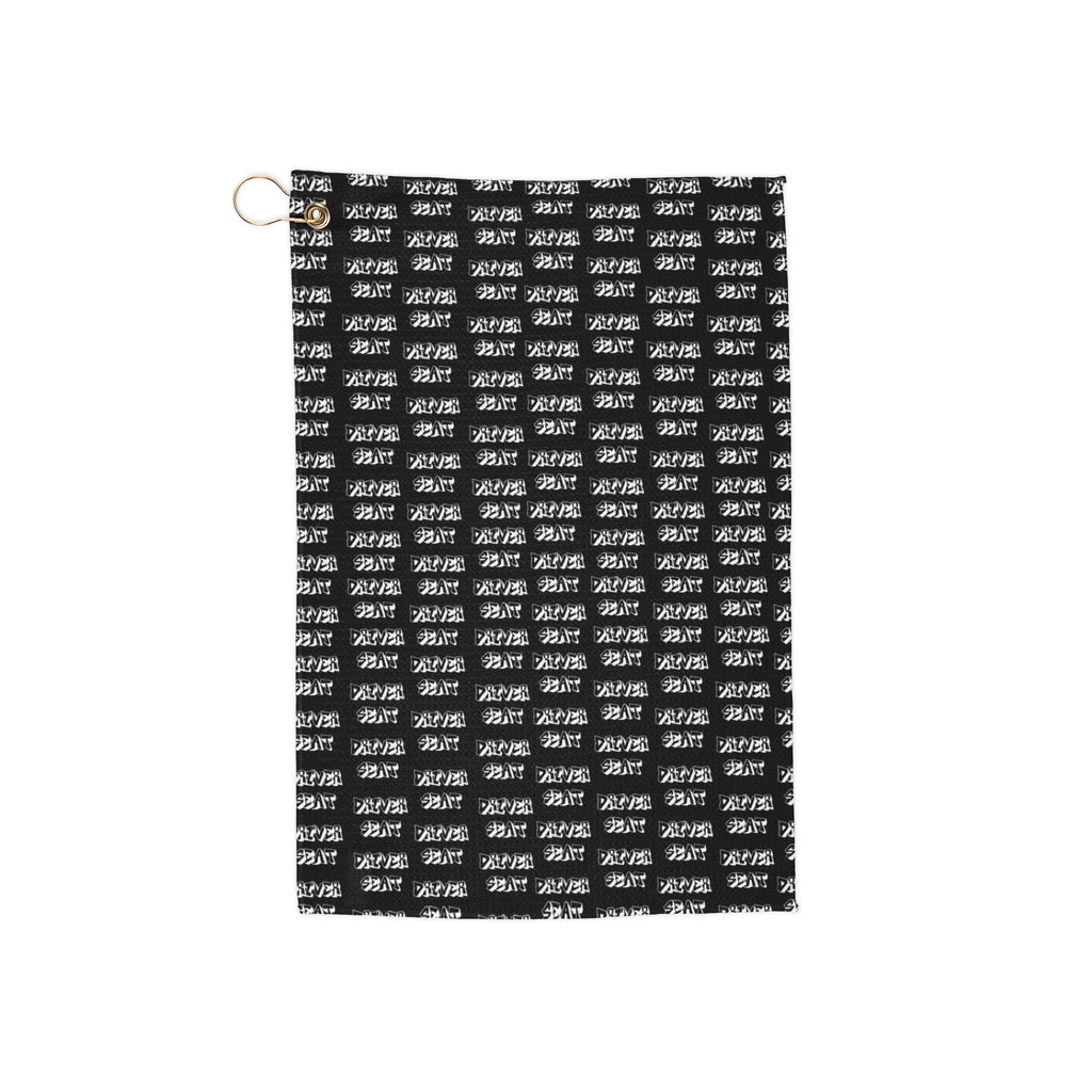 Black Golf Towel