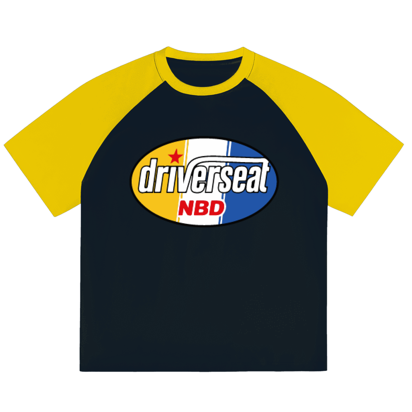 Oval Badge Color-Blocked T-shirt