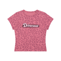 Women’s Leopard Print Crop T-Shirt