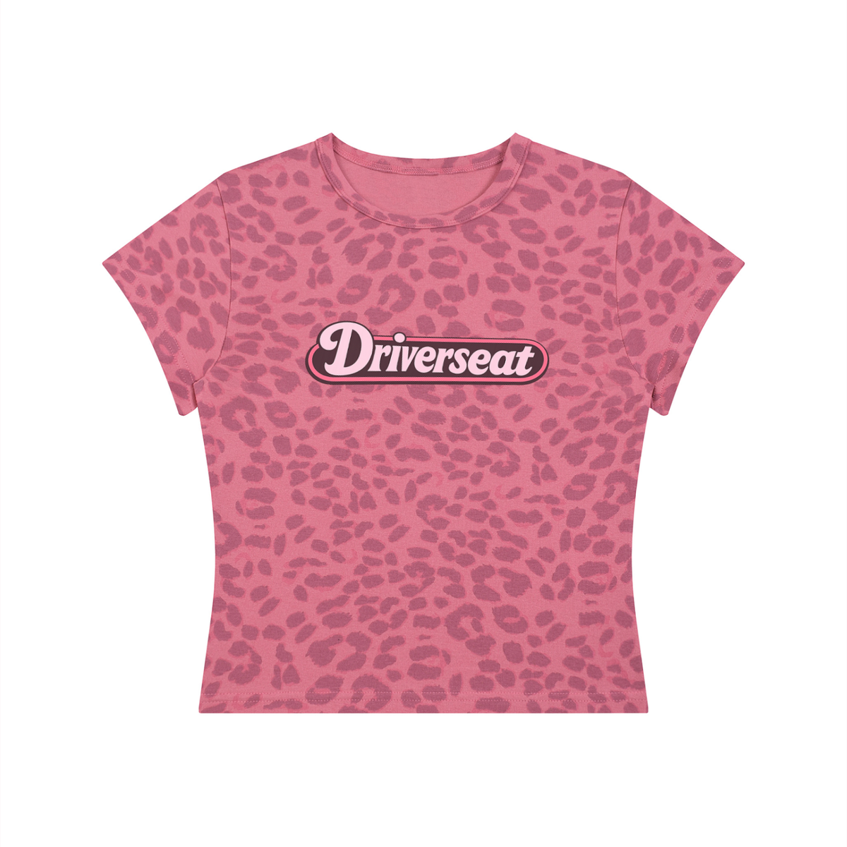 Women’s Leopard Print Crop T-Shirt