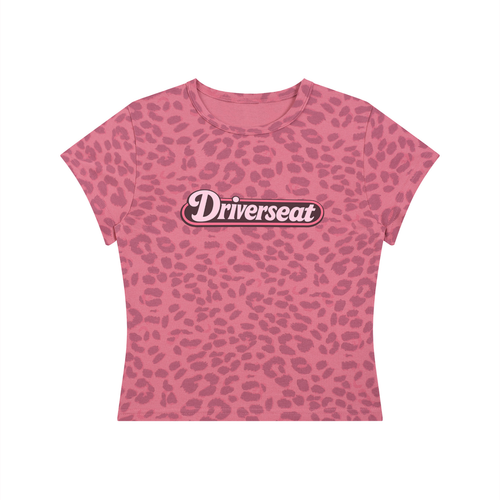 Women’s Leopard Print Crop T-Shirt