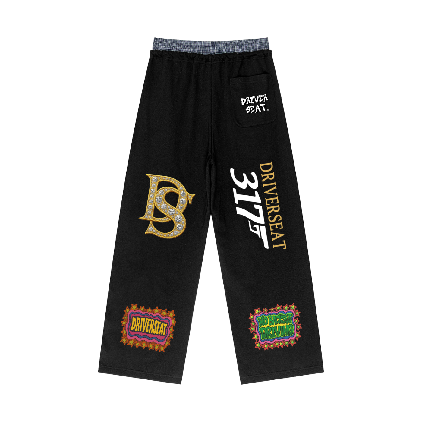 Logos Contrast Waist Pants