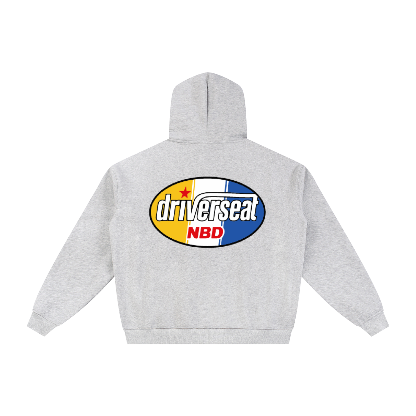 Oval Badge Zip-Through Hoodie
