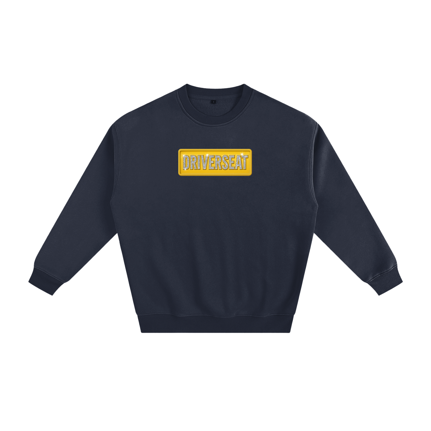 Bling Emblem Fleeced Sweatshirt