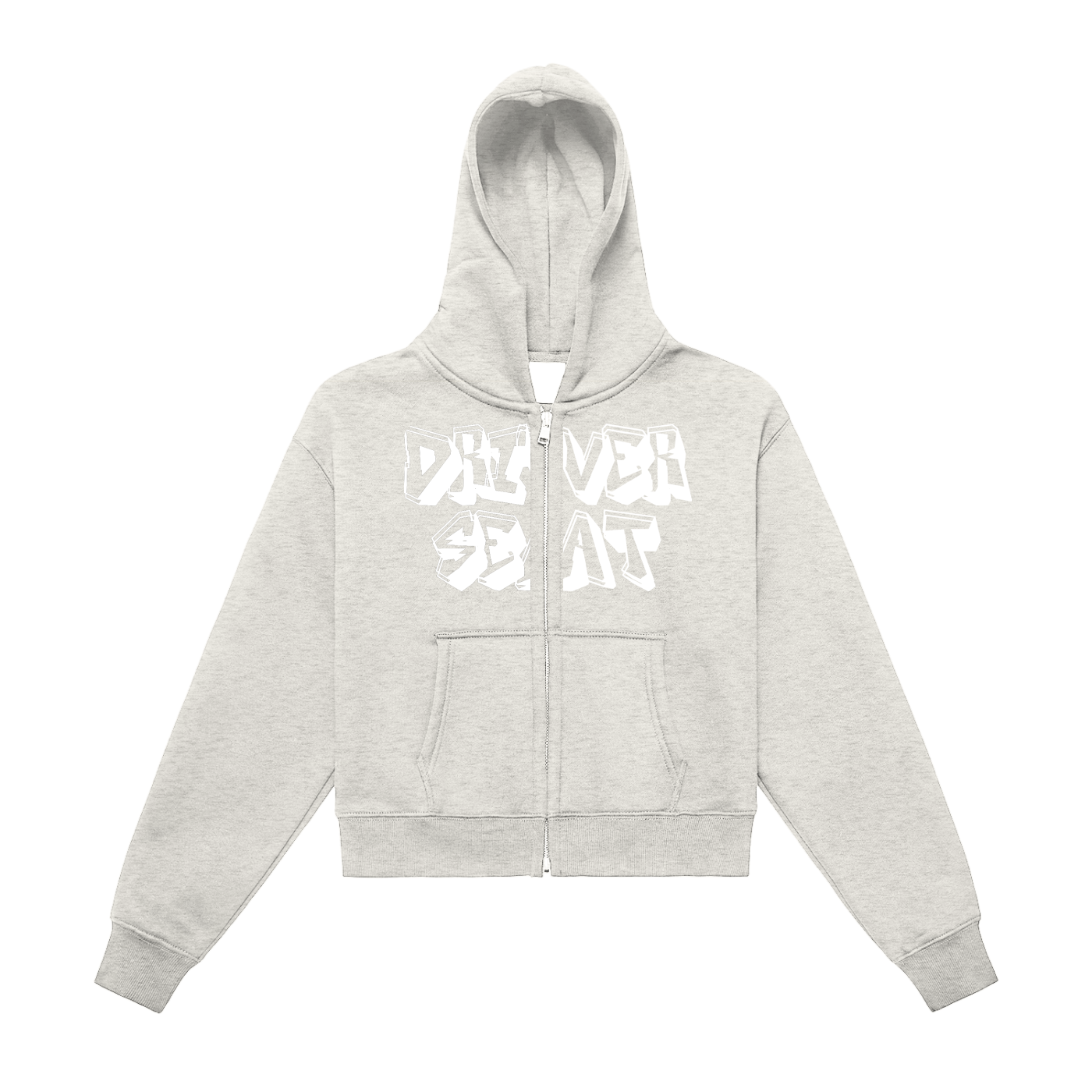 OG Fleeced Zip-Up Cropped Hoodie
