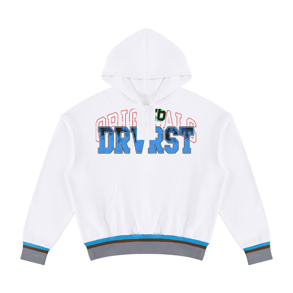 Unisex Oversized Color Block Boxy Hoodie