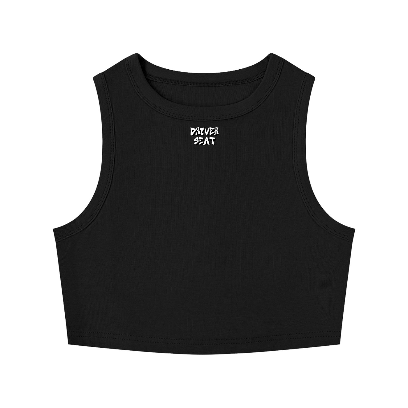 Logo Crewneck Crop Tank Top