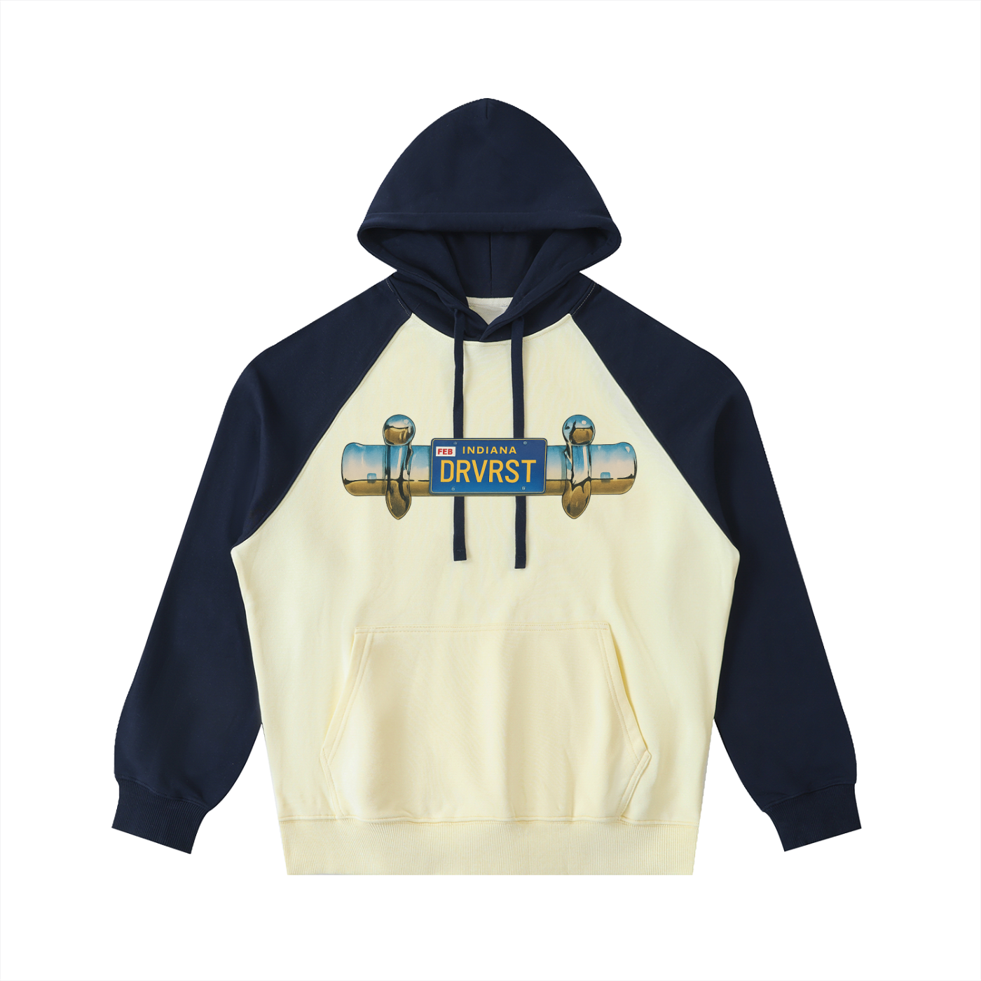 Plated Color-Block Hoodie