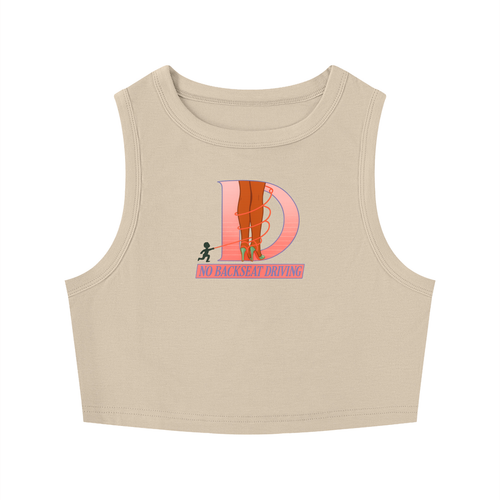 Tied Crewneck Crop Tank Top