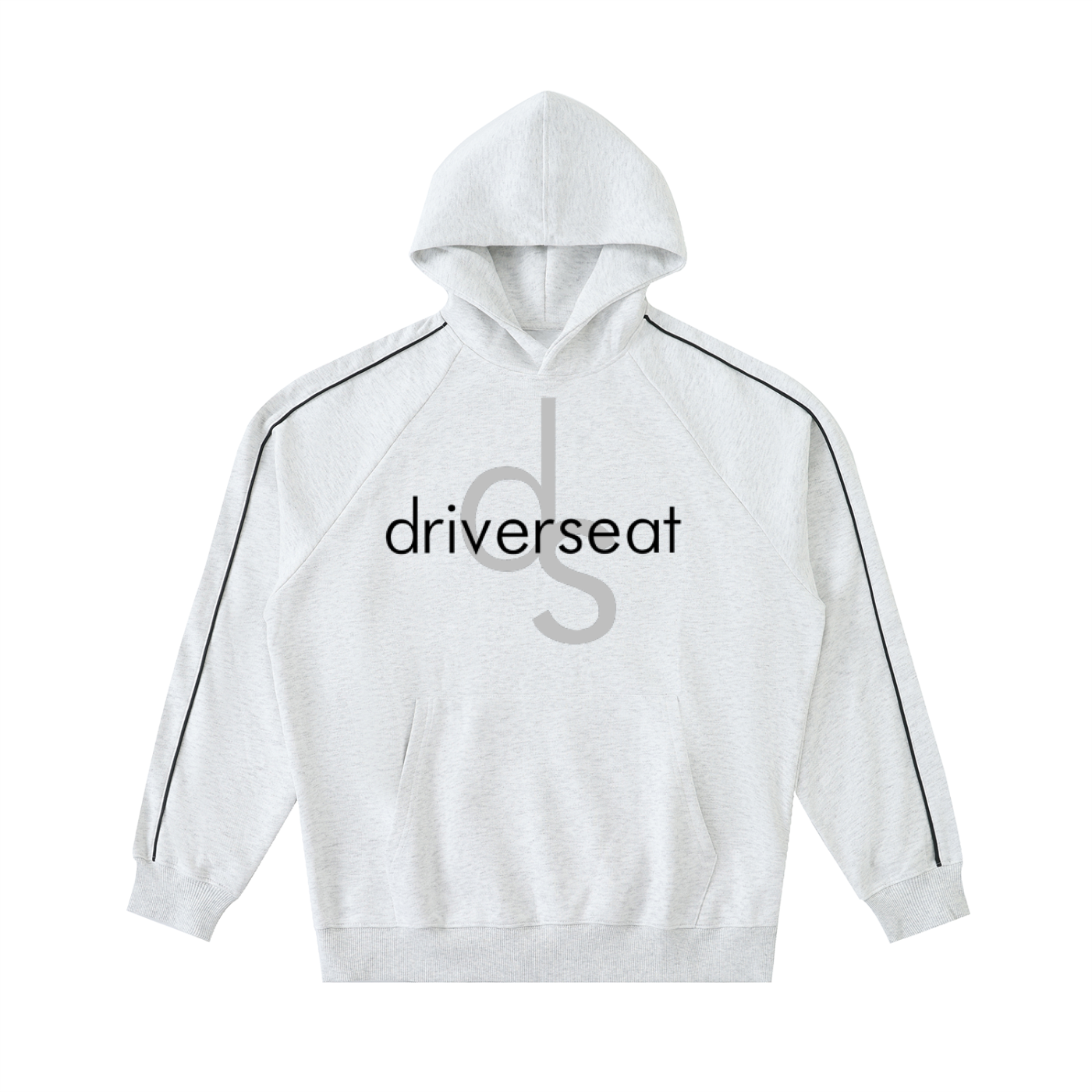 Monogram Contrast Piping Hoodie