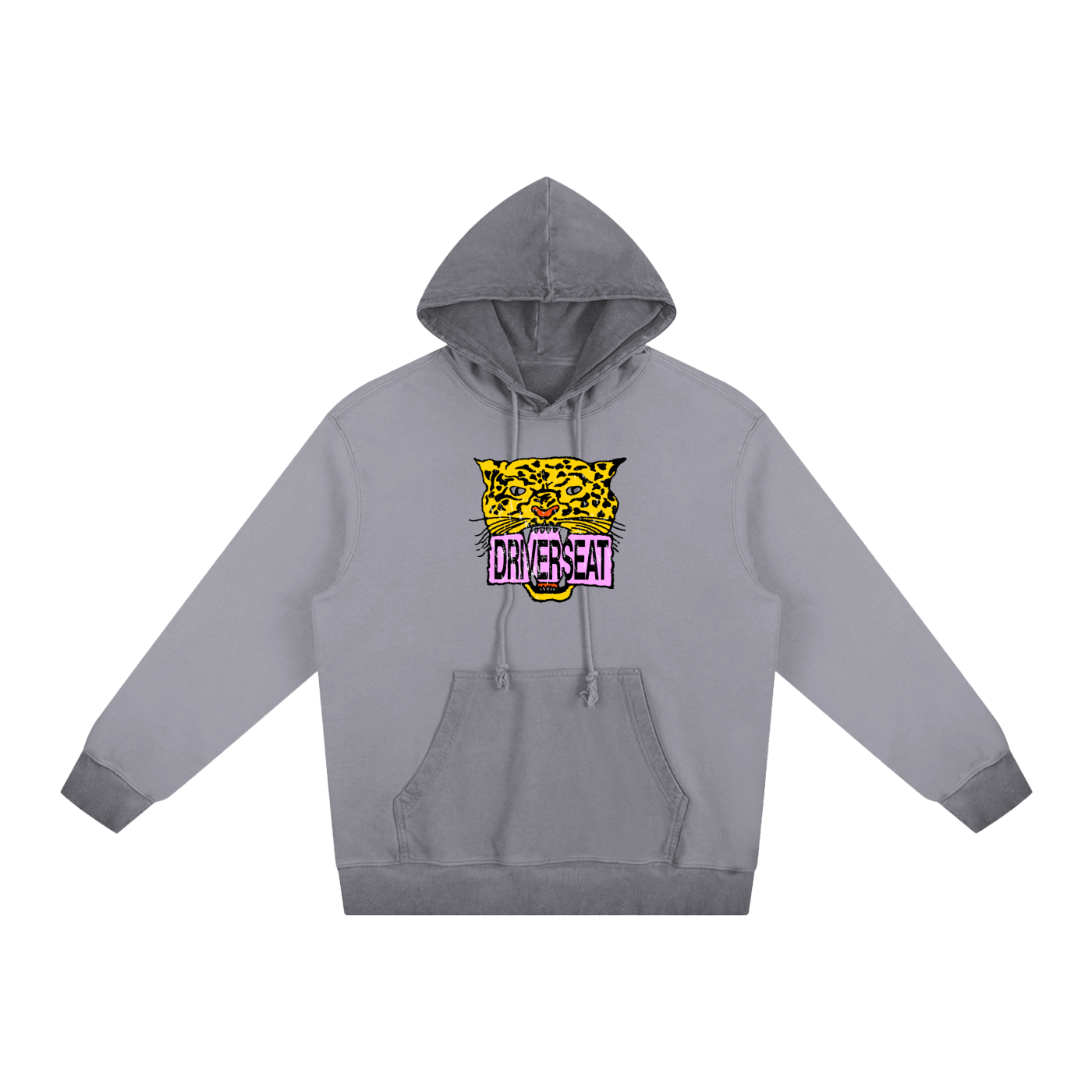 Leopard Vintage Stone Washed Hoodie