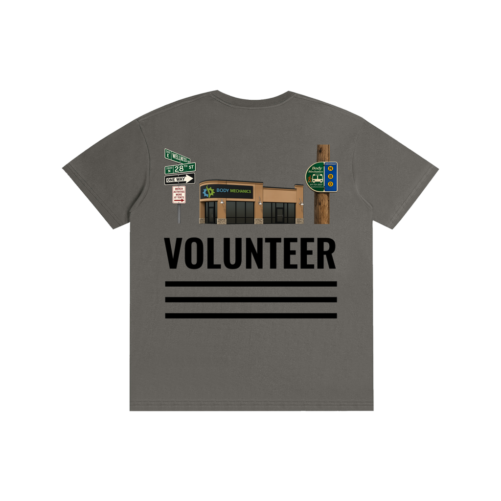 Body Mechanics STREET volunteer Pure Cotton Unisex T-Shirt 5.8oz