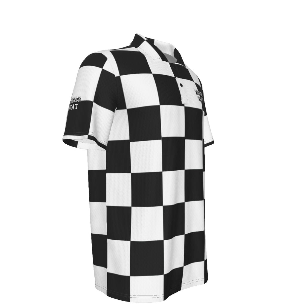 Checkered DryMotion® Polo Shirt