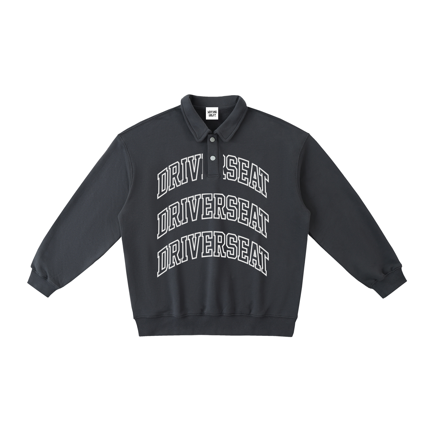 Essential Arch Polo-Collar Sweatshirt