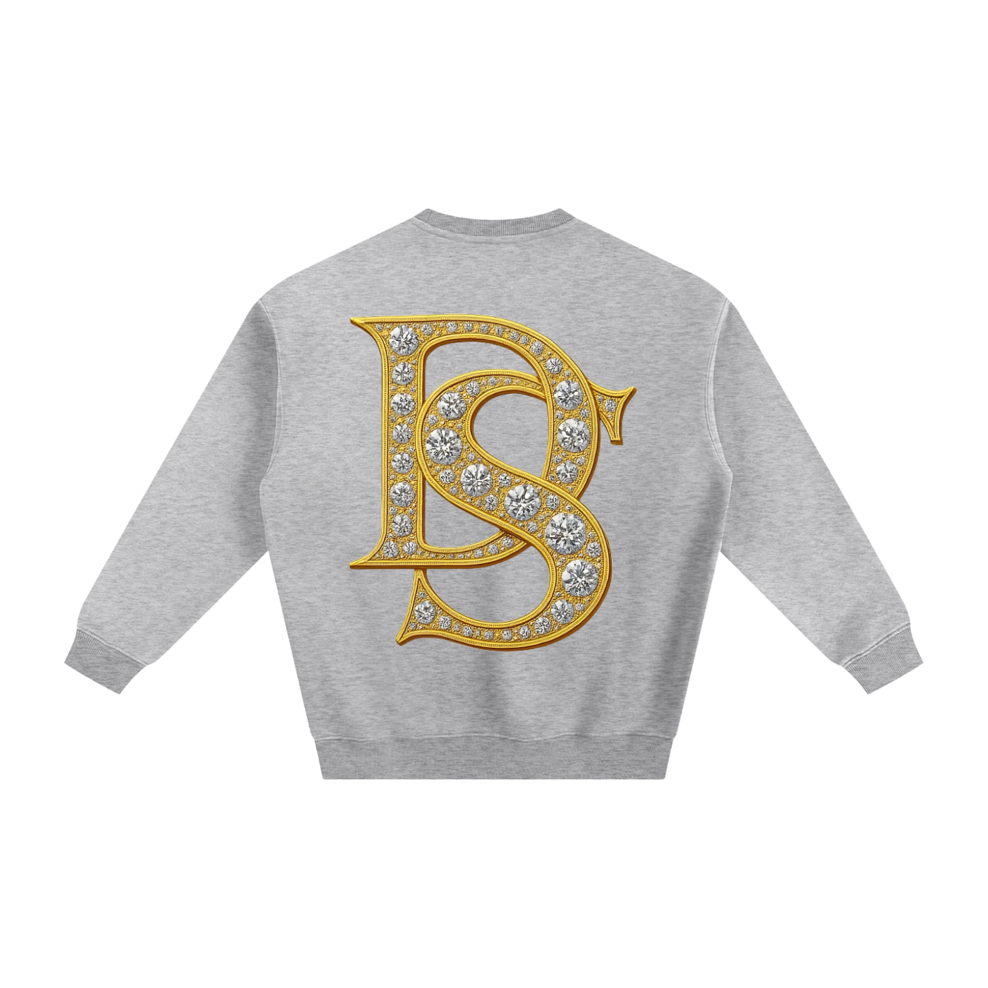 Bling Emblem Fleeced Sweatshirt