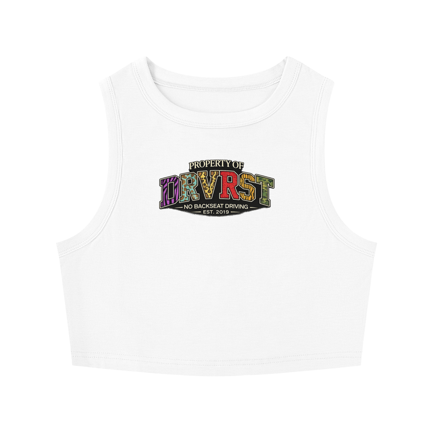 Property Crewneck Crop Tank Top