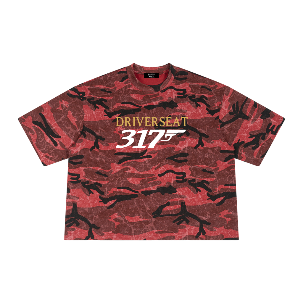Unisex Boxy Camo Print T-Shirt