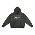 Unisex Plaid Color Block Hoodie