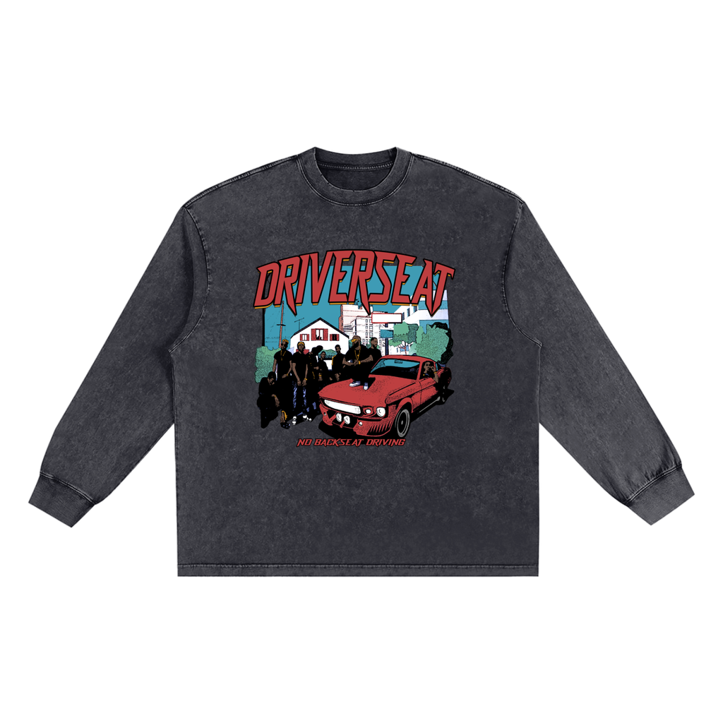 Wit Tha Crew Washed Long Sleeve T-shirt