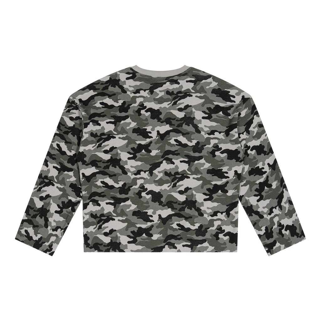 Gym Class Camo Waffle Long Sleeve