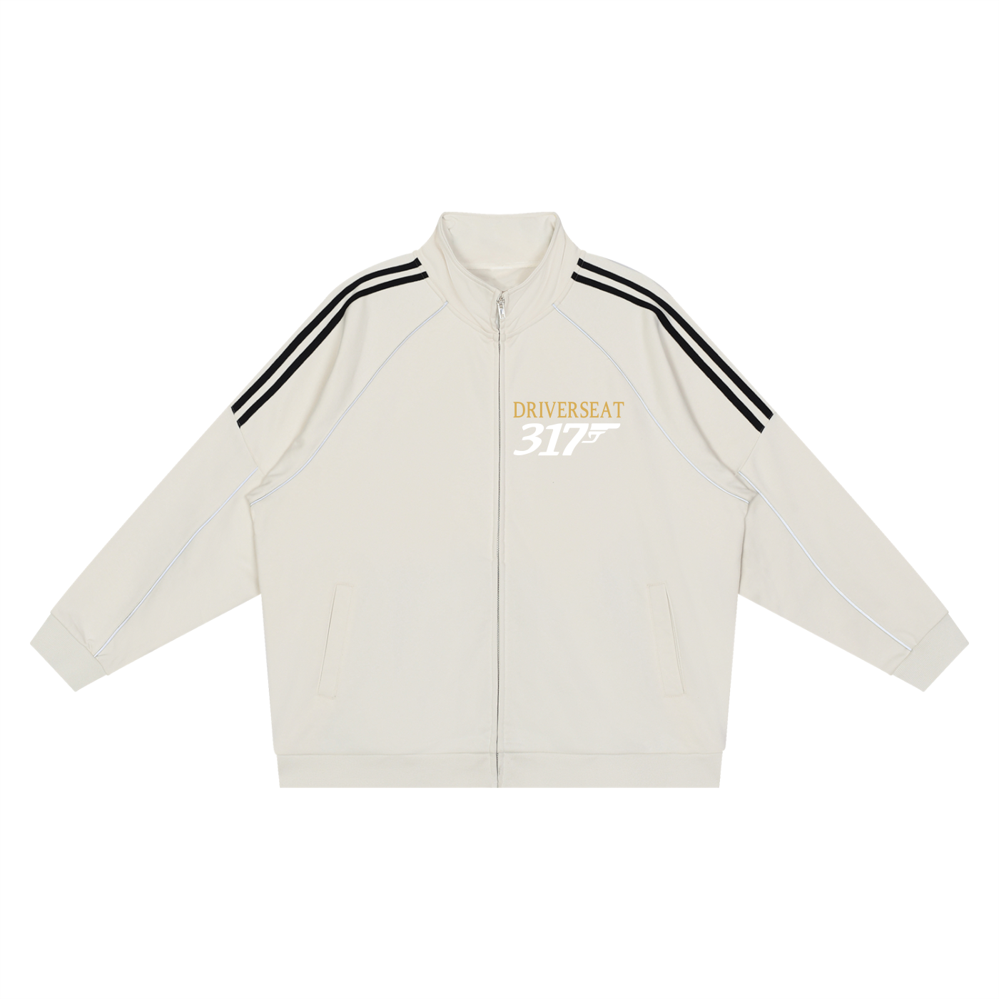 00317 Reflection Striped Sleeve  Jacket