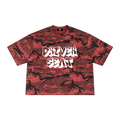 Unisex Boxy Camo Print T-Shirt