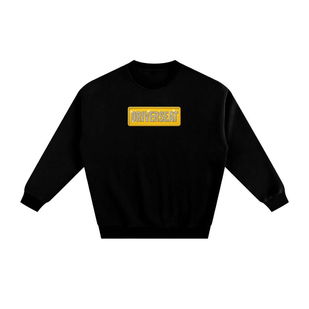 Bling Emblem Fleeced Sweatshirt