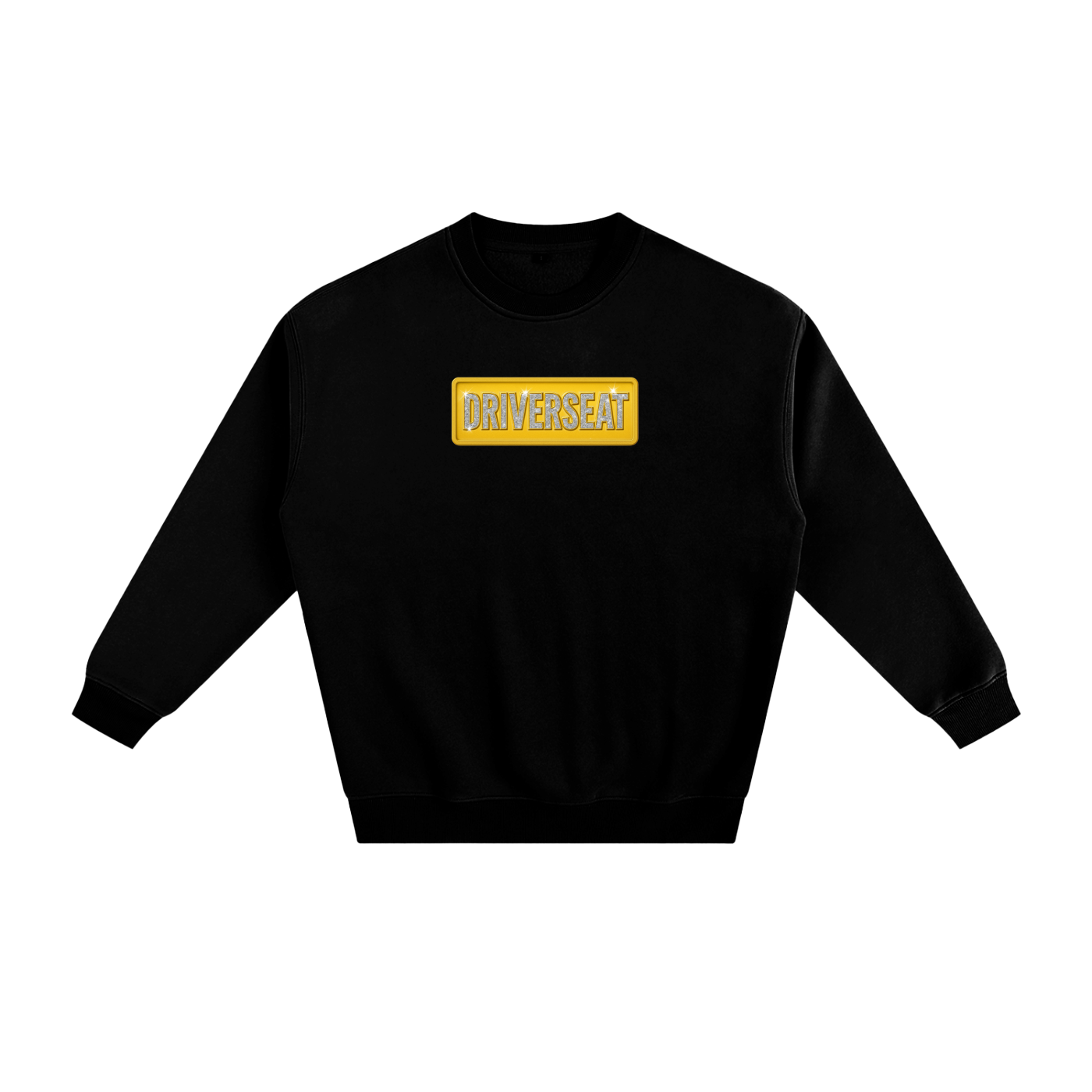 Bling Emblem Fleeced Sweatshirt