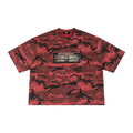 Unisex Boxy Camo Print T-Shirt