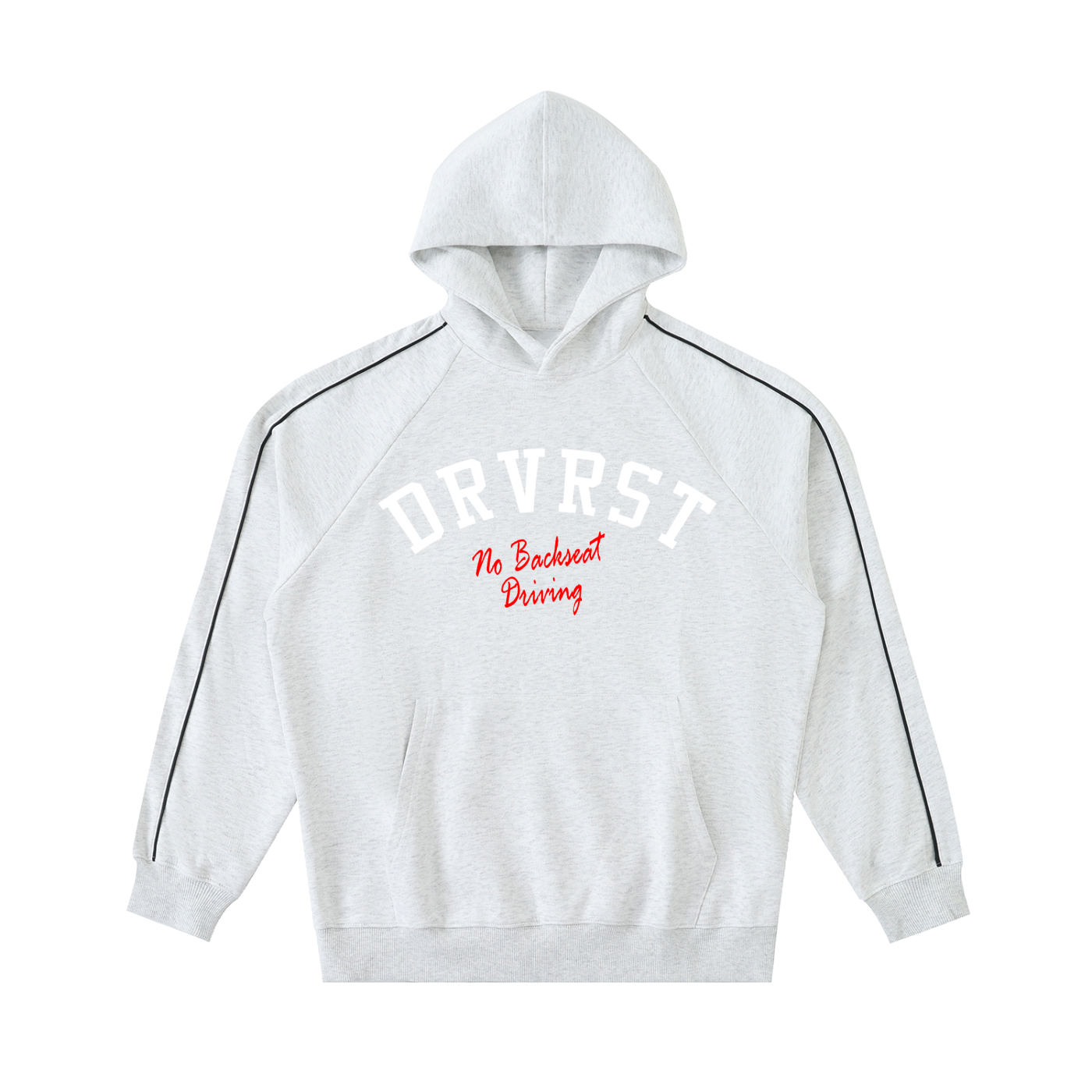 Classic Contrast Piping Hoodie