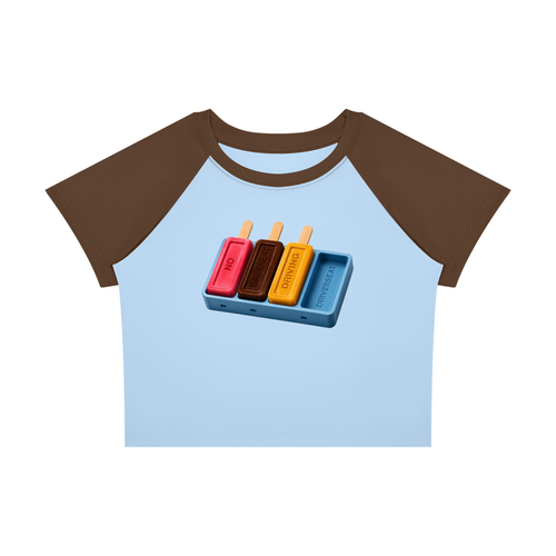 Women’s Ice Cream Raglan T-Shirt