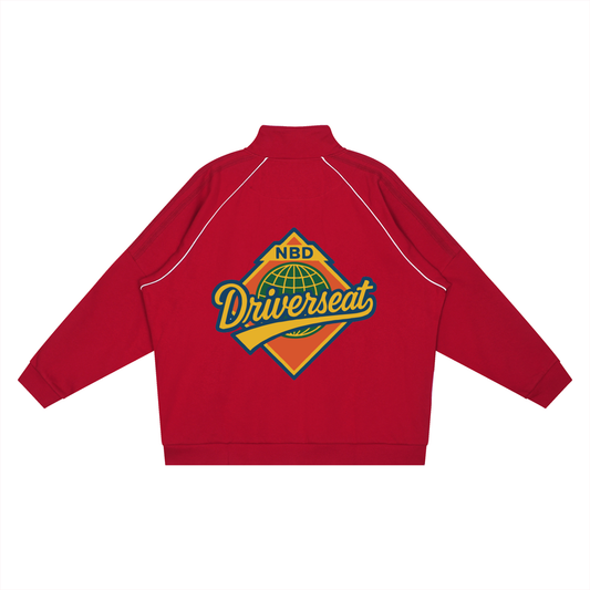 Reflection Striped Raglan Sleeve  Jacket