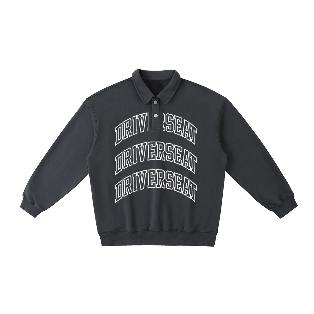 Essential Arch Polo-Collar Sweatshirt