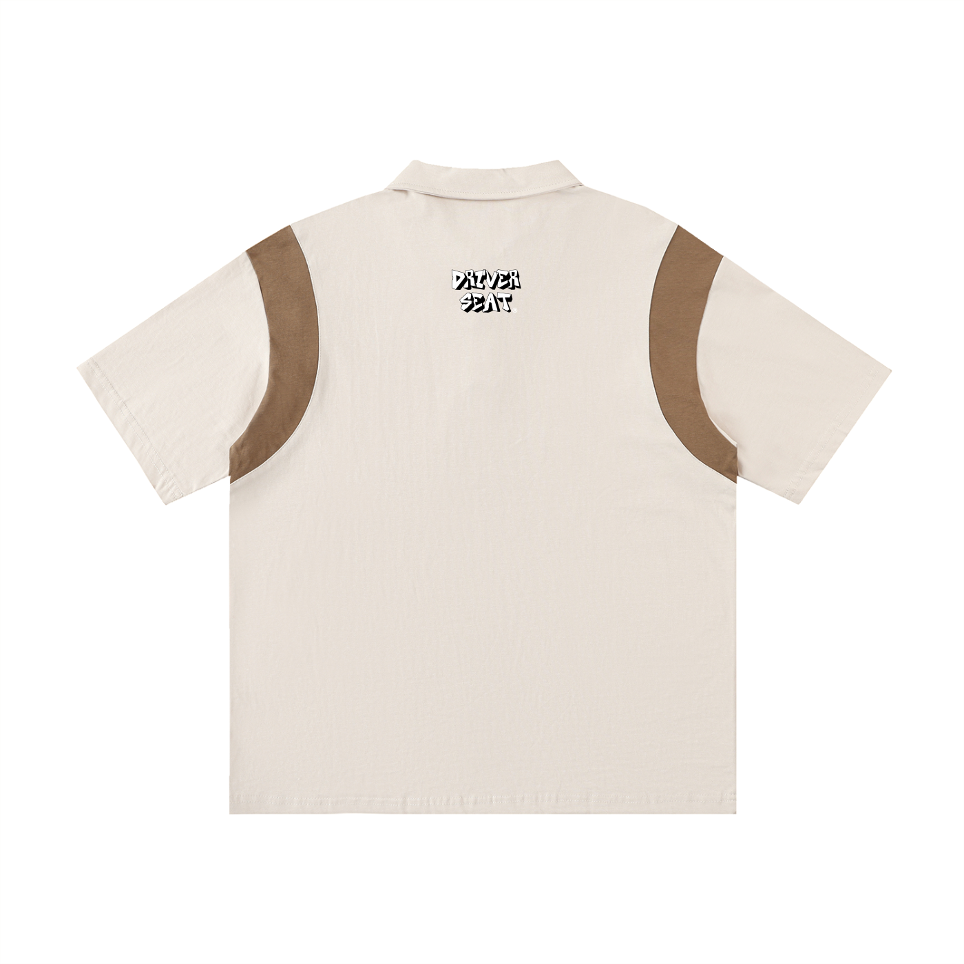 Logo Contrast Panel Polo Shirt
