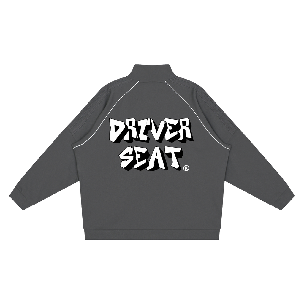 Logo Reflection Striped Sleeve  Jacket