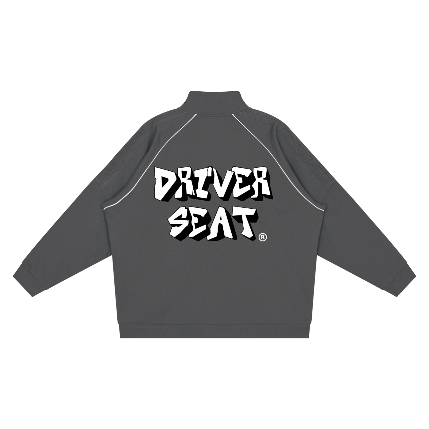 Logo Reflection Striped Sleeve  Jacket