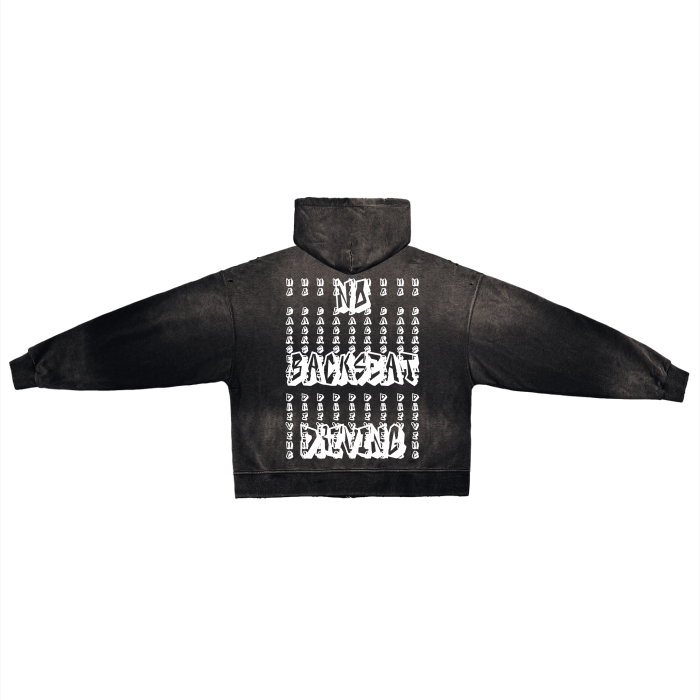 OG Hand-Frayed Washed Zip Hoodie
