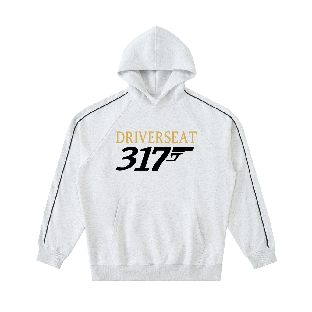 00317 Contrast Piping Hoodie