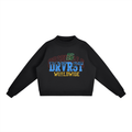 Worldwide Fleece Mock-Neck Sweatshirt