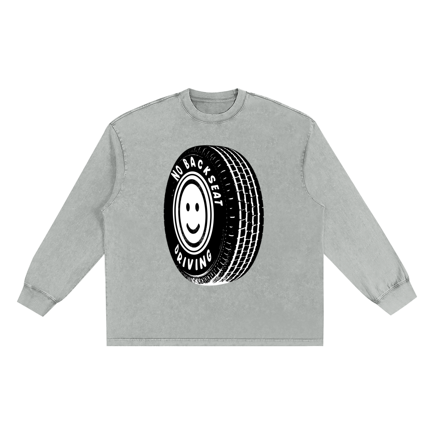 Tire Washed Long Sleeve T-Shirt