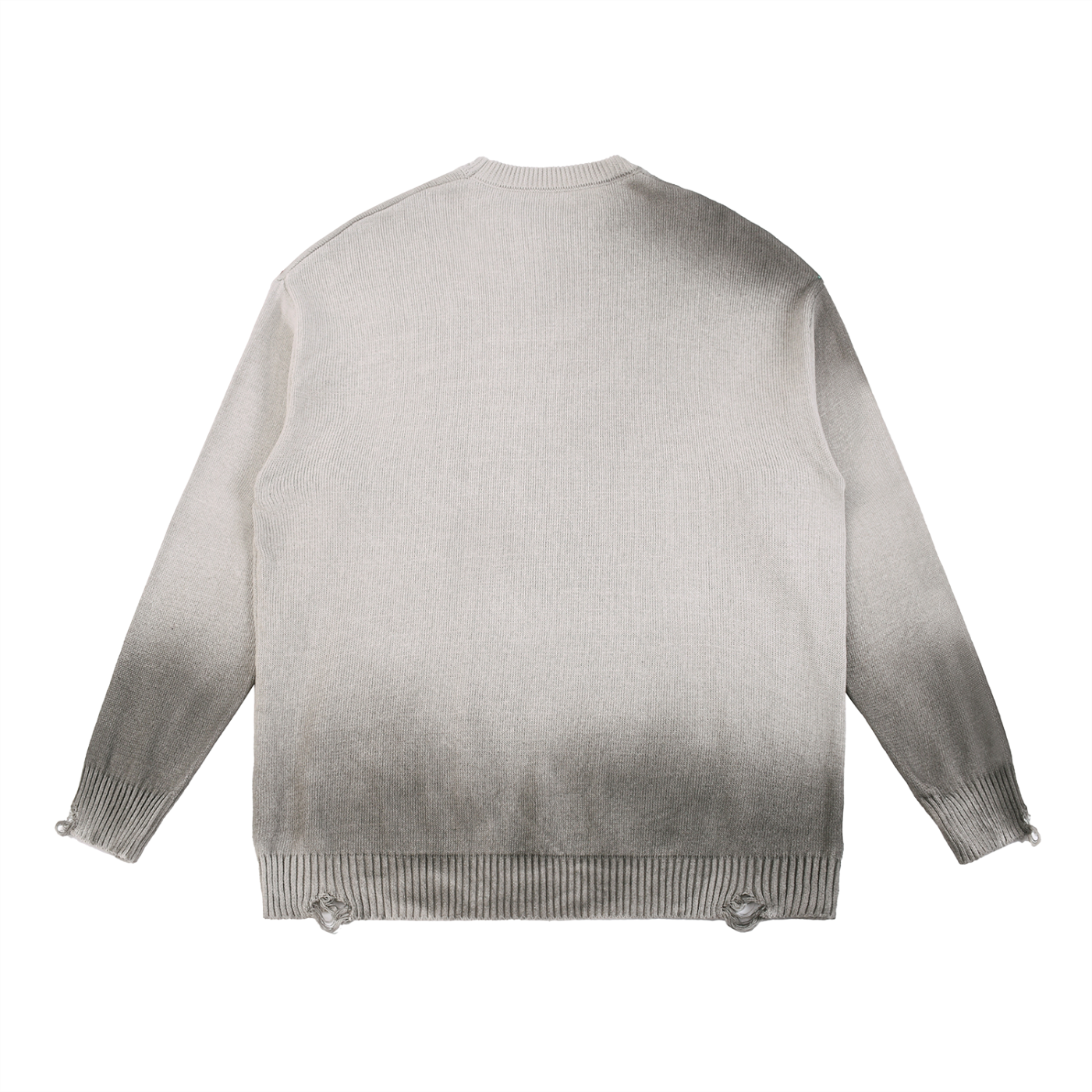 NBD Flame Sun Fade Distressed Sweater