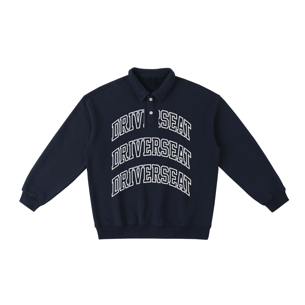 Essential Arch Polo-Collar Sweatshirt