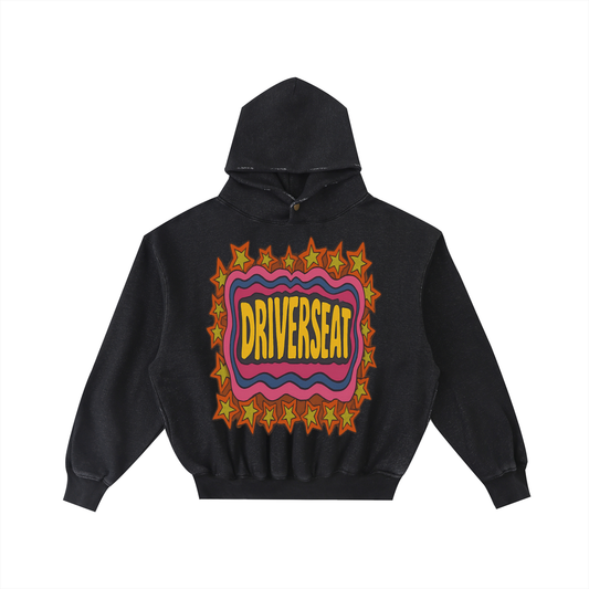 Far Out Frayed Washed Fleece Hoodie
