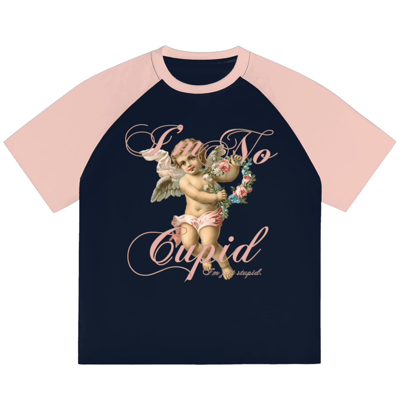 Stupid Cupid Color-Blocked T-shirt