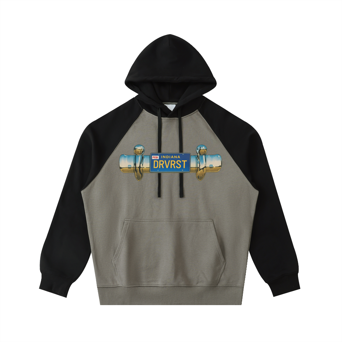Plated Color-Block Hoodie