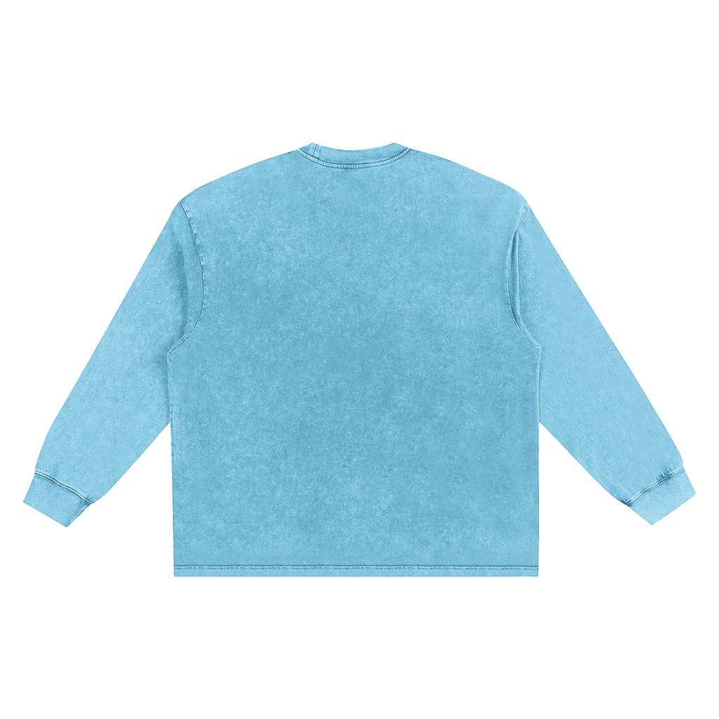 Wearable Art Washed Long Sleeve T-shirt