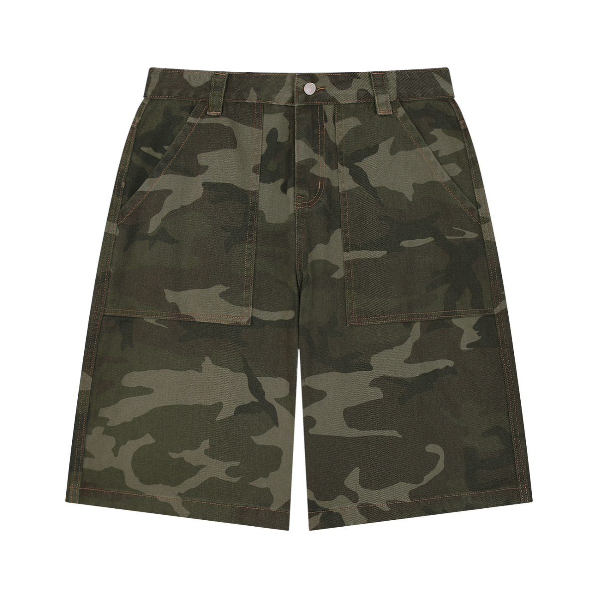 Men's Wide Leg Camo Shorts