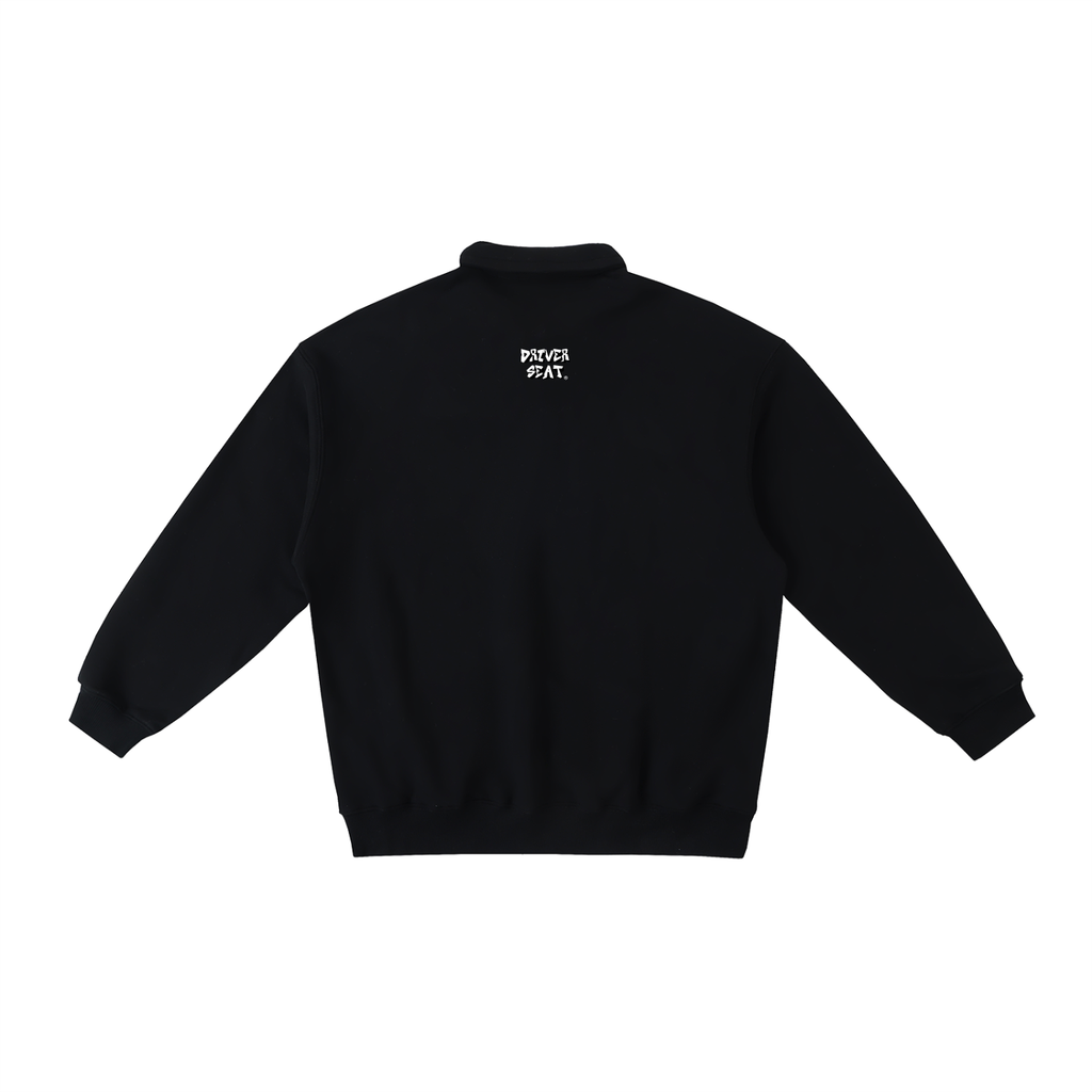 Essential Arch Polo-Collar Sweatshirt