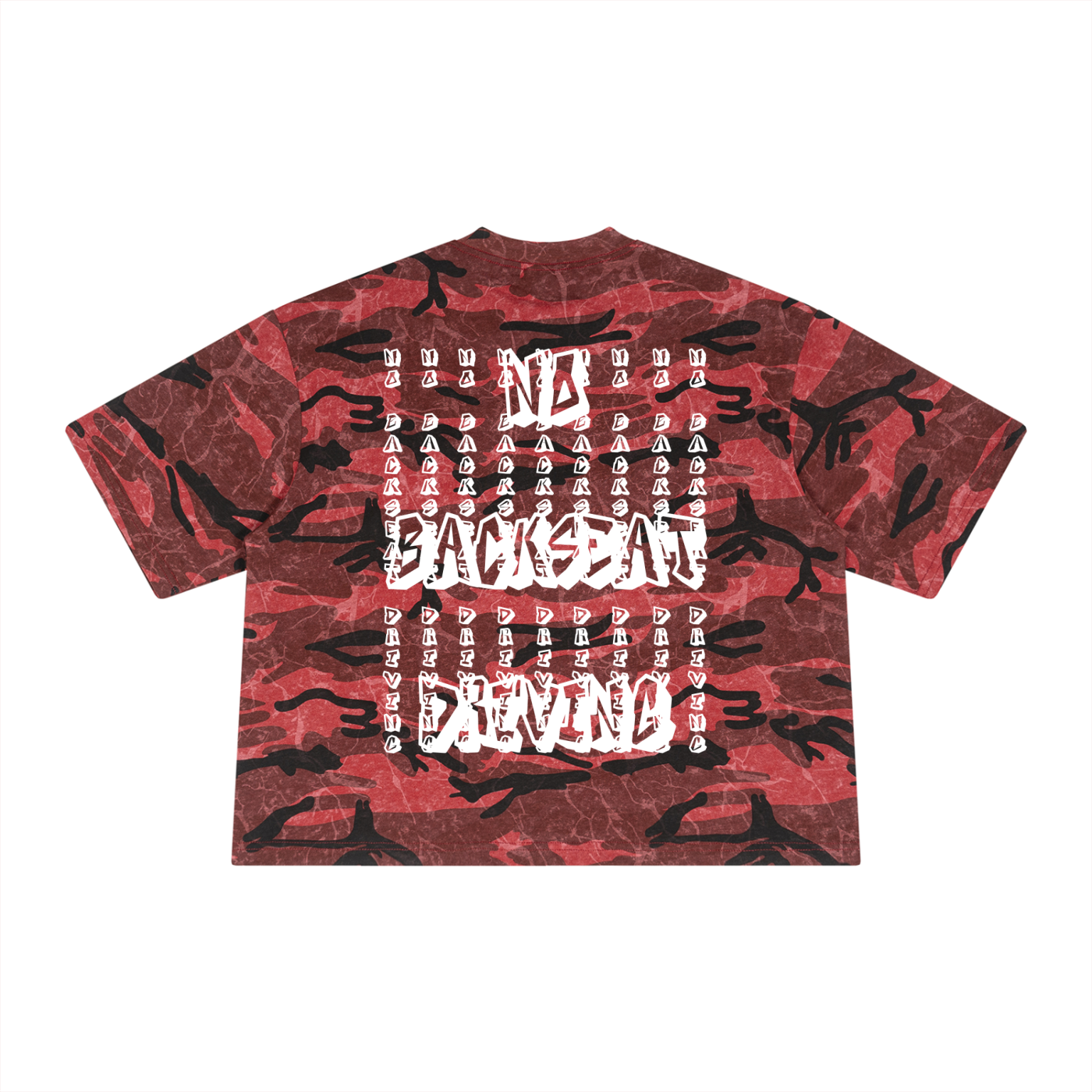 Unisex Boxy Camo Print T-Shirt