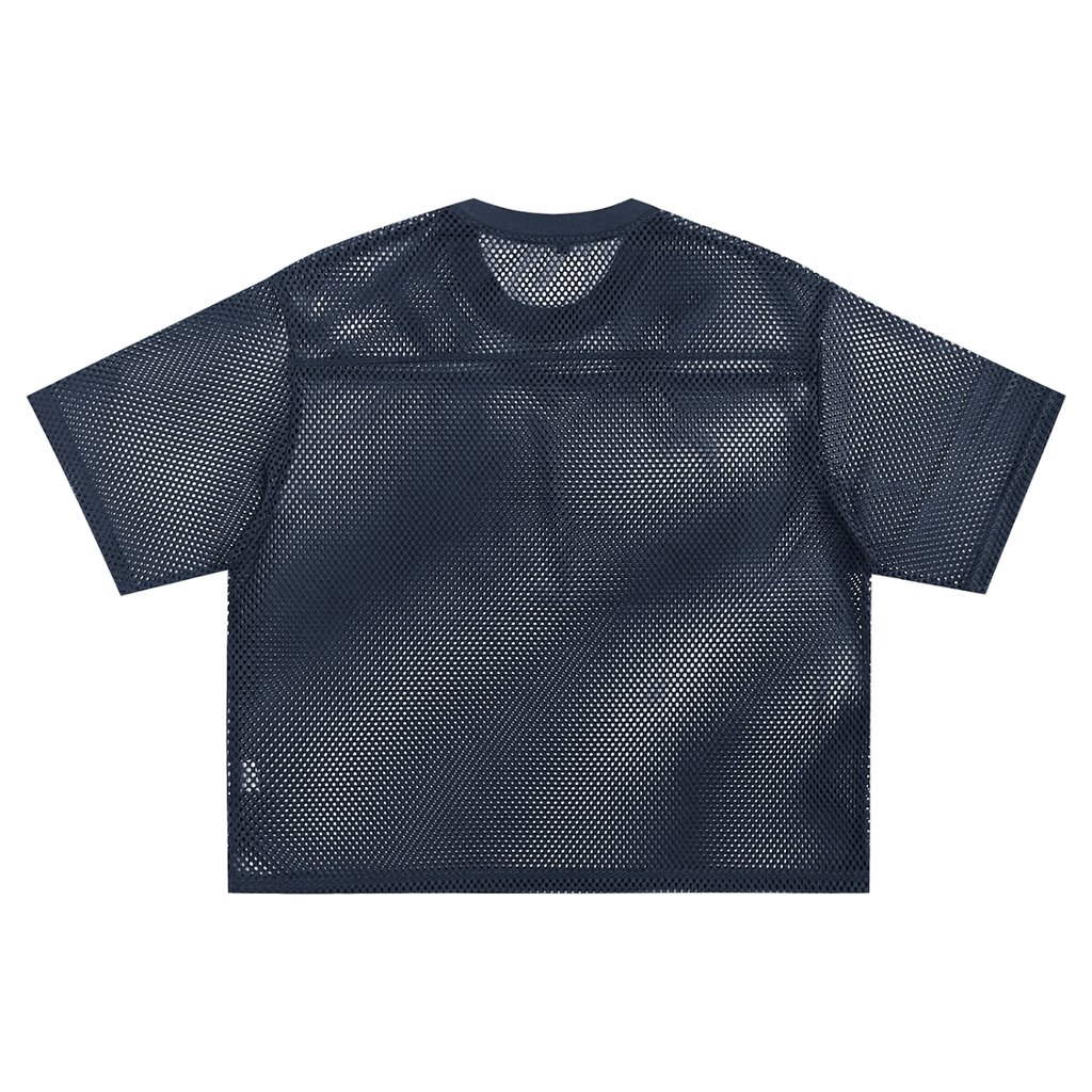 Oval Badge Net T-shirt